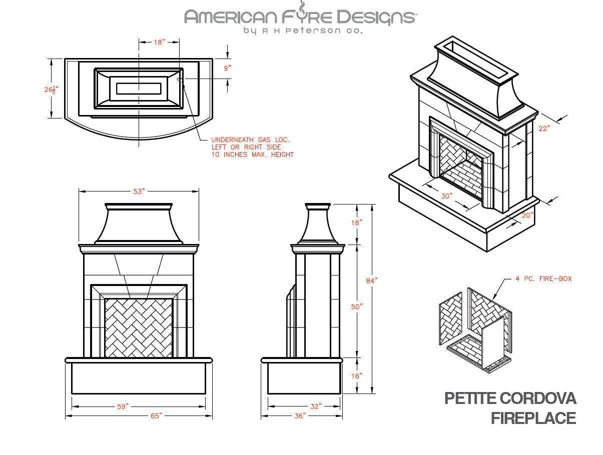 American Fyre Designs Petite Cordova Outdoor Gas Fireplace 11 American Fyre Designs Petite Cordova Outdoor Gas Fireplace - Image 9