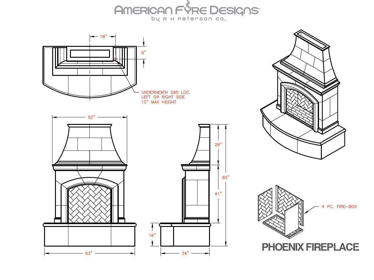 American Fyre Designs Phoenix Outdoor Gas Fireplace 12 American Fyre Designs Phoenix Outdoor Gas Fireplace - Image 10