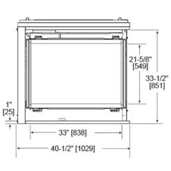 Majestic PIER-DV36IN Pier 36-Inch Direct Vent Multi-Sided Gas Fireplace 9 Majestic PIER-DV36IN Pier 36-Inch Direct Vent Multi-Sided Gas Fireplace -Lennox Fires Shop pier dv36in d 09 22
