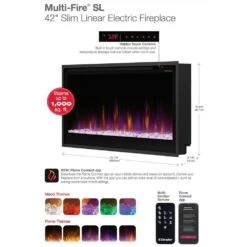 Dimplex PLF4214-XS Multi-Fire SL Built-In Electric Fireplace, 42-Inch 9 Dimplex PLF4214-XS Multi-Fire SL Built-In Electric Fireplace, 42-Inch -Lennox Fires Shop plf4214 xs c 12 22