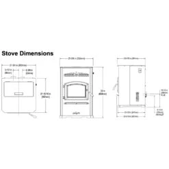 PelPro EPA Certified Pellet Stove With 70 Lb. Hopper (PP70) 16 PelPro EPA Certified Pellet Stove With 70 Lb. Hopper (PP70) -Lennox Fires Shop pp70 d 10 22