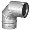 DuraVent PVP-E90 PelletVent Pro Galvalume Steel 90-Degree Elbow