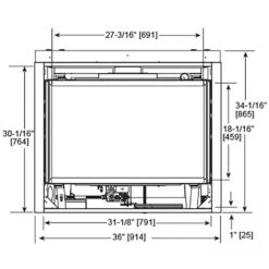 Majestic QUARTZPLA36 Quartz Platinum 36-Inch Direct Vent Gas Fireplace 11 Majestic QUARTZPLA36 Quartz Platinum 36-Inch Direct Vent Gas Fireplace -Lennox Fires Shop quartzpla36 config spec b 02 23