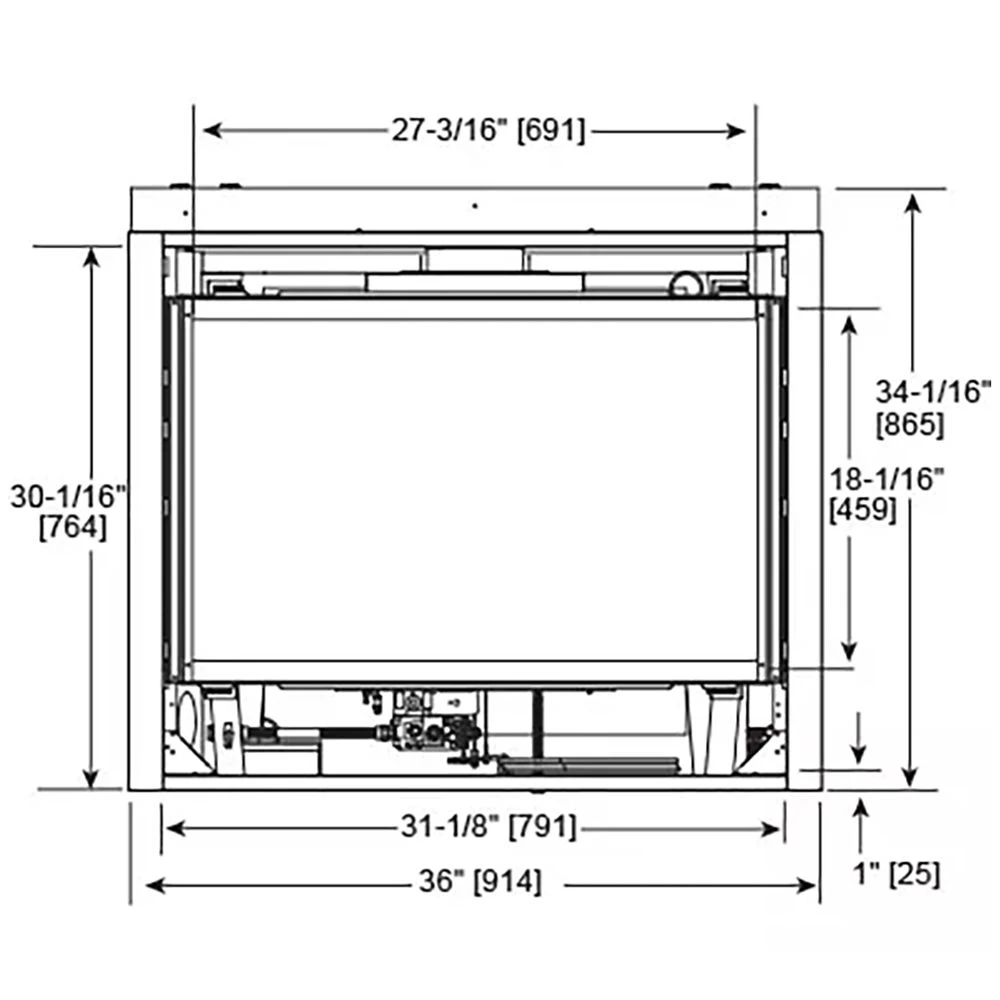 Majestic QUARTZPLA36 Quartz Platinum 36-Inch Direct Vent Gas Fireplace 7 Majestic QUARTZPLA36 Quartz Platinum 36-Inch Direct Vent Gas Fireplace - Image 5