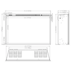 Modern Flames RS-4229 RedStone 42-Inch Built-In Electric Fireplace 8 Modern Flames RS-4229 RedStone 42-Inch Built-In Electric Fireplace -Lennox Fires Shop redstone 42 specs a 12 20