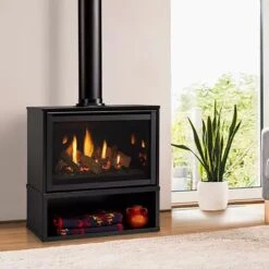 Majestic RUBY30I-FS Ruby Freestanding 30-Inch Direct Vent Gas Fireplace -Lennox Fires Shop ruby30i fs config c 02 23