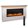 Simplifire 50-Inch Allusion Platinum Linear Electric Fireplace With Modern Farmhouse Boyd Build-Out Mantel Package 2 Simplifire 50-Inch Allusion Platinum Linear Electric Fireplace With Modern Farmhouse Boyd Build-Out Mantel Package -Lennox Fires Shop sf allp50 bk bok mf allp50 a 10 23
