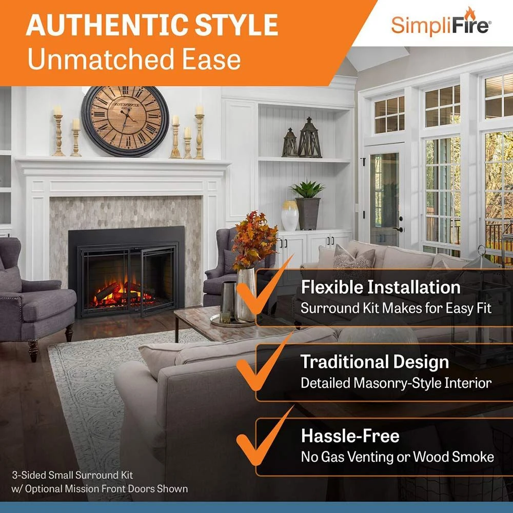 SimpliFire SF-INS35-IN 35-Inch Electric Fireplace Insert 5 SimpliFire SF-INS35-IN 35-Inch Electric Fireplace Insert - Image 3