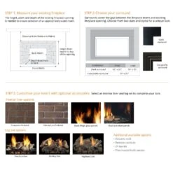 Monessen VFI33L Solstice 33-Inch Vent-Free Gas Insert With Log Set 8 Monessen VFI33L Solstice 33-Inch Vent-Free Gas Insert With Log Set -Lennox Fires Shop solstice features a 01 21
