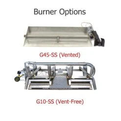 American Fyre Designs Cordova Outdoor Gas Fireplace -Lennox Fires Shop ss burner options 7