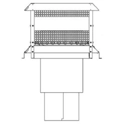 Majestic ST1175SS Stainless Steel Termination Cap