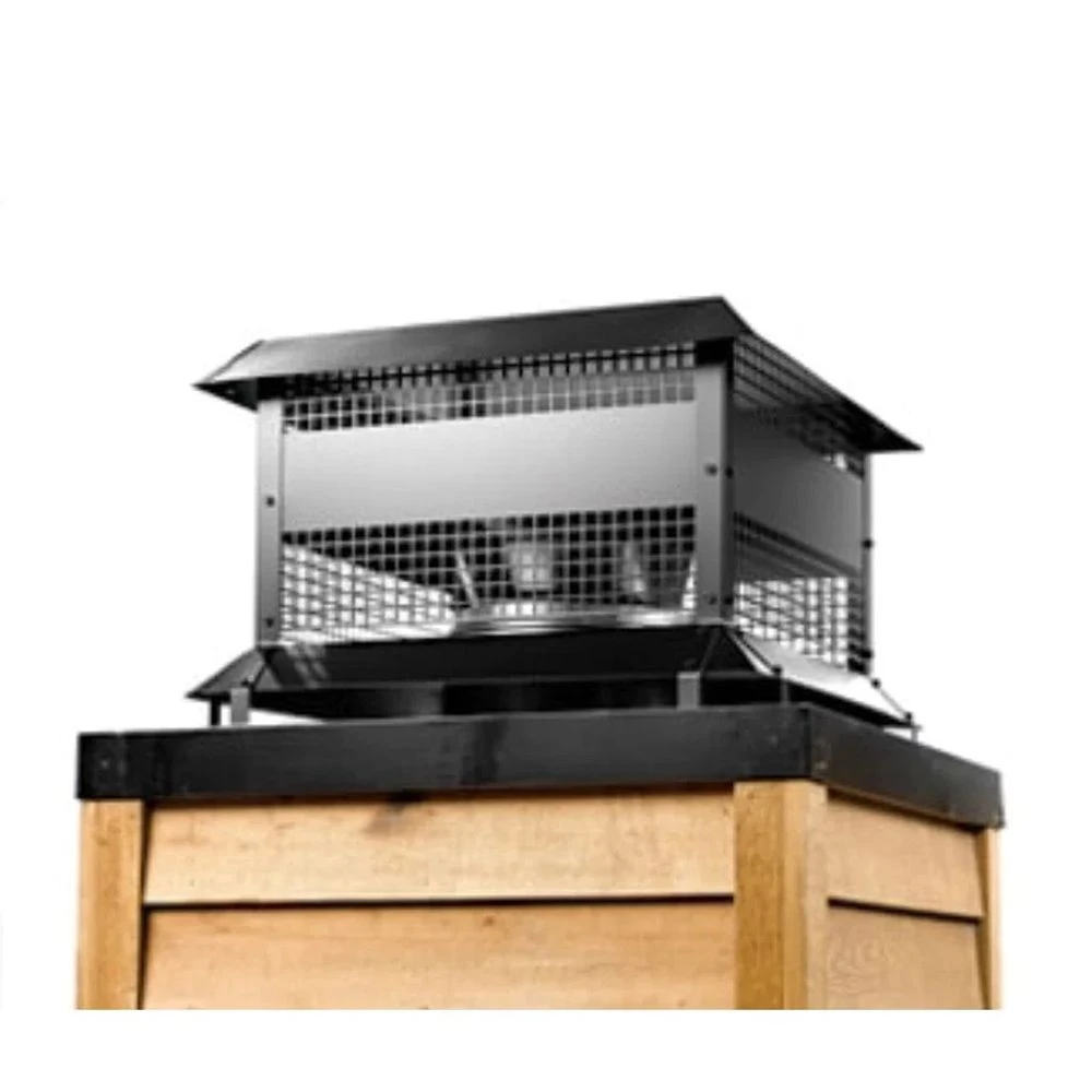 Majestic ST375 Black Square Termination Cap 3 Majestic ST375 Black Square Termination Cap