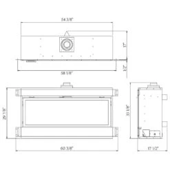 Sierra Flame STANFORD-55G-DELUXE 55-Inch Stanford Direct Vent Built-In Linear Gas Fireplace With Fireglass And Rock Media 13 Sierra Flame STANFORD-55G-DELUXE 55-Inch Stanford Direct Vent Built-In Linear Gas Fireplace With Fireglass And Rock Media -Lennox Fires Shop stanford 55 f 11 22