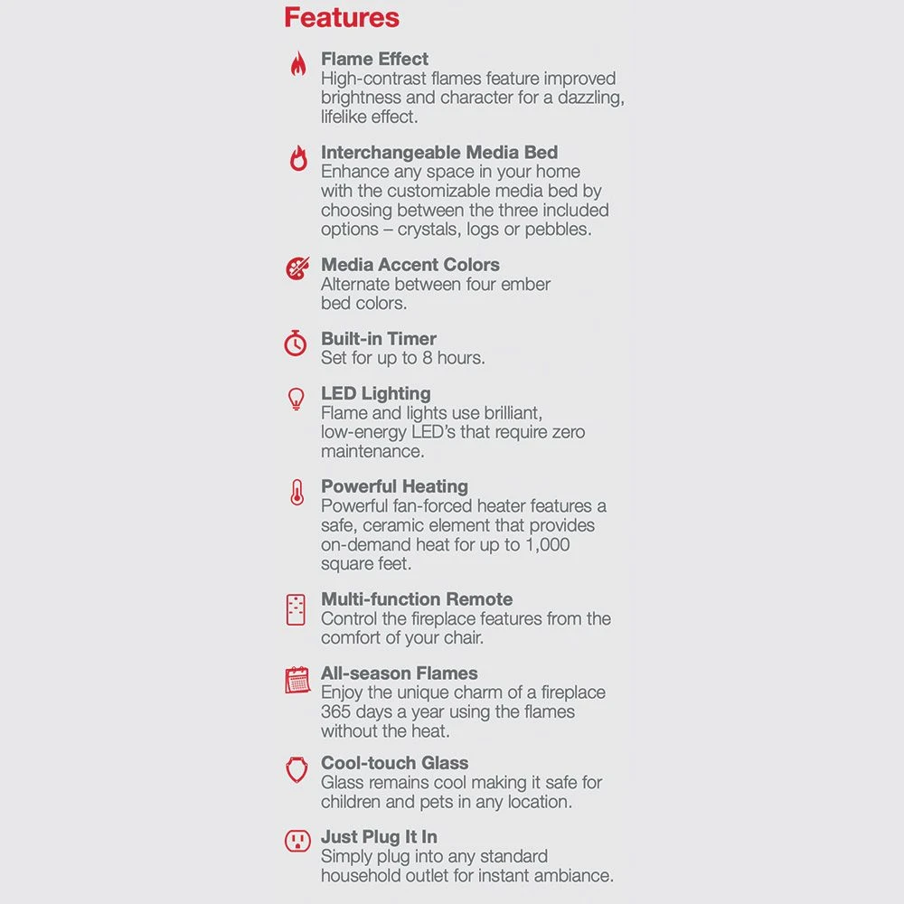 Dimplex SWM4220 Winslow Wall Mount/Tabletop Linear Electric Fireplace, 42-Inch 5 Dimplex SWM4220 Winslow Wall Mount/Tabletop Linear Electric Fireplace, 42-Inch - Image 3