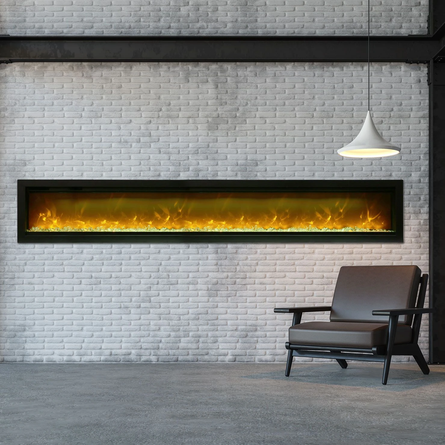 Amantii Symmetry Indoor/Outdoor Built-In Smart Electric Fireplace 6 Amantii Symmetry Indoor/Outdoor Built-In Smart Electric Fireplace - Image 4