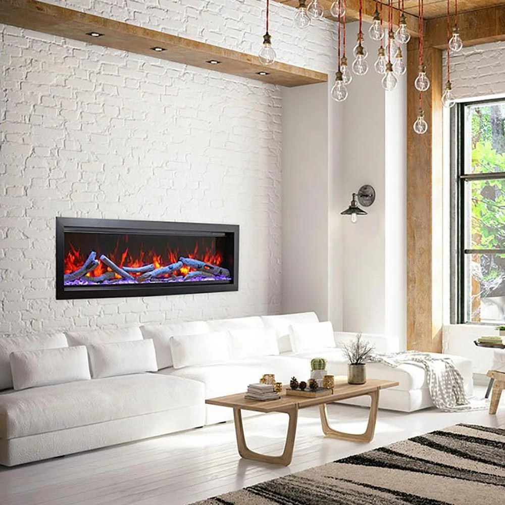 Amantii Symmetry Bespoke 74-Inch Indoor/Outdoor Built-In Smart Electric Fireplace 5 Amantii Symmetry Bespoke 74-Inch Indoor/Outdoor Built-In Smart Electric Fireplace - Image 3