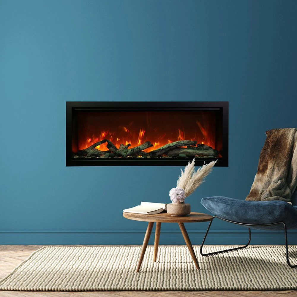 Amantii Symmetry Bespoke Extra Tall 60-Inch Indoor/Outdoor Built-In Smart Electric Fireplace 4 Amantii Symmetry Bespoke Extra Tall 60-Inch Indoor/Outdoor Built-In Smart Electric Fireplace - Image 2