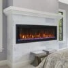 Amantii Symmetry Bespoke Extra Tall 74-Inch Indoor/Outdoor Built-In Smart Electric Fireplace -Lennox Fires Shop sym xt bespoke c 02 22