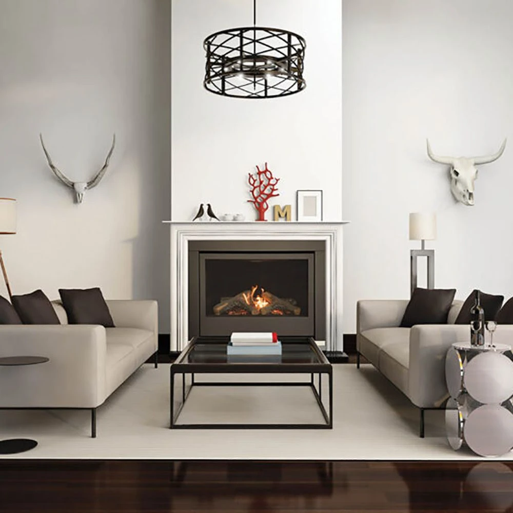 Sierra Flame THOMPSON-36-DELUXE 36-Inch Thompson Deluxe Direct Vent Built-In Gas Fireplace With Log Set 4 Sierra Flame THOMPSON-36-DELUXE 36-Inch Thompson Deluxe Direct Vent Built-In Gas Fireplace With Log Set - Image 2