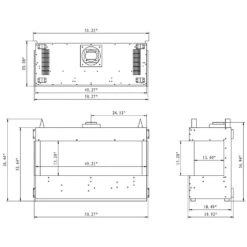 Sierra Flame TOSCANA-48 48-Inch Toscana 3-Sided Direct Vent Built-In Linear Gas Fireplace 11 Sierra Flame TOSCANA-48 48-Inch Toscana 3-Sided Direct Vent Built-In Linear Gas Fireplace -Lennox Fires Shop toscana spec 48 11 22