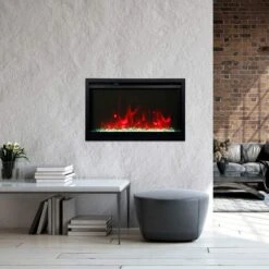 Amantii Traditional Extra Slim Built-In Smart Smart Electric Fireplace 9 Amantii Traditional Extra Slim Built-In Smart Smart Electric Fireplace -Lennox Fires Shop trd 26 xs b 08 23