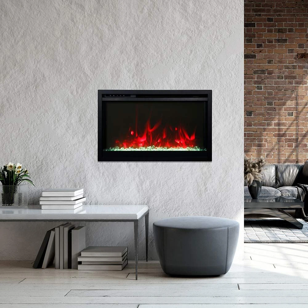 Amantii Traditional Extra Slim Built-In Smart Smart Electric Fireplace 5 Amantii Traditional Extra Slim Built-In Smart Smart Electric Fireplace - Image 3