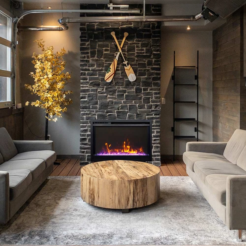 Amantii Traditional Extra Slim Built-In Smart Smart Electric Fireplace 3 Amantii Traditional Extra Slim Built-In Smart Smart Electric Fireplace