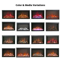 Amantii Traditional Bespoke Indoor/Outdoor Smart Electric Fireplace Insert 10 Amantii Traditional Bespoke Indoor/Outdoor Smart Electric Fireplace Insert -Lennox Fires Shop trd bespoke color options a 09 21