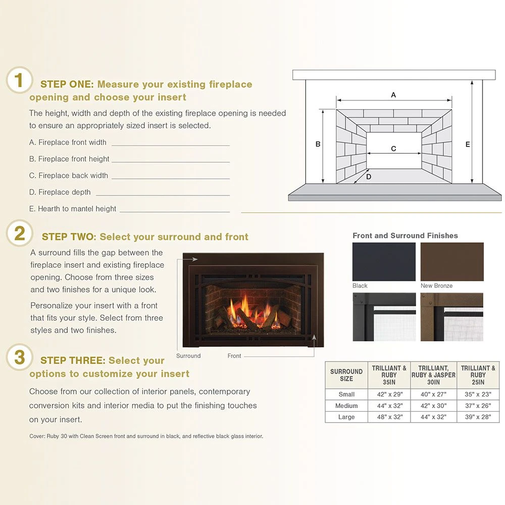 Majestic Trilliant 25-Inch Direct Vent Natural Gas Fireplace Insert 5 Majestic Trilliant 25-Inch Direct Vent Natural Gas Fireplace Insert - Image 3