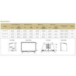 Majestic Trilliant 25-Inch Direct Vent Natural Gas Fireplace Insert 11 Majestic Trilliant 25-Inch Direct Vent Natural Gas Fireplace Insert -Lennox Fires Shop trilliant25in config e 06 23 1