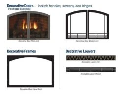 Empire White Mountain Hearth VFP36BPxx Vail Ventless Premium Fireplace With Gas Log Set, 36-Inches -Lennox Fires Shop vail accessories 1