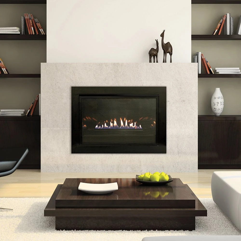 Empire White Mountain Hearth VFLC31IN Loft Ventless Fireplace Insert With Barrier And Black Liner, 31-Inches 3 Empire White Mountain Hearth VFLC31IN Loft Ventless Fireplace Insert With Barrier And Black Liner, 31-Inches