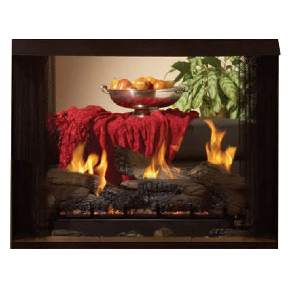 Empire White Mountain Hearth VFP36SB2E Breckenridge Ventless Premium Double Sided Firebox With Gas Log Set And Vista Burner, 36-Inches 3 Empire White Mountain Hearth VFP36SB2E Breckenridge Ventless Premium Double Sided Firebox With Gas Log Set And Vista Burner, 36-Inches