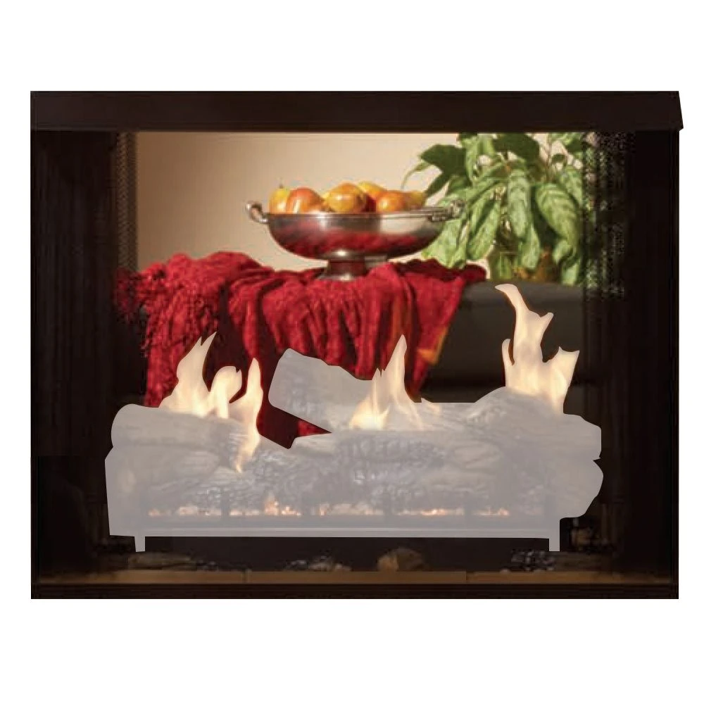 Empire White Mountain Hearth VFP36SB2E Breckenridge Ventless Premium Double Sided Firebox With Banded Brick Liner, 36-Inches 3 Empire White Mountain Hearth VFP36SB2E Breckenridge Ventless Premium Double Sided Firebox With Banded Brick Liner, 36-Inches