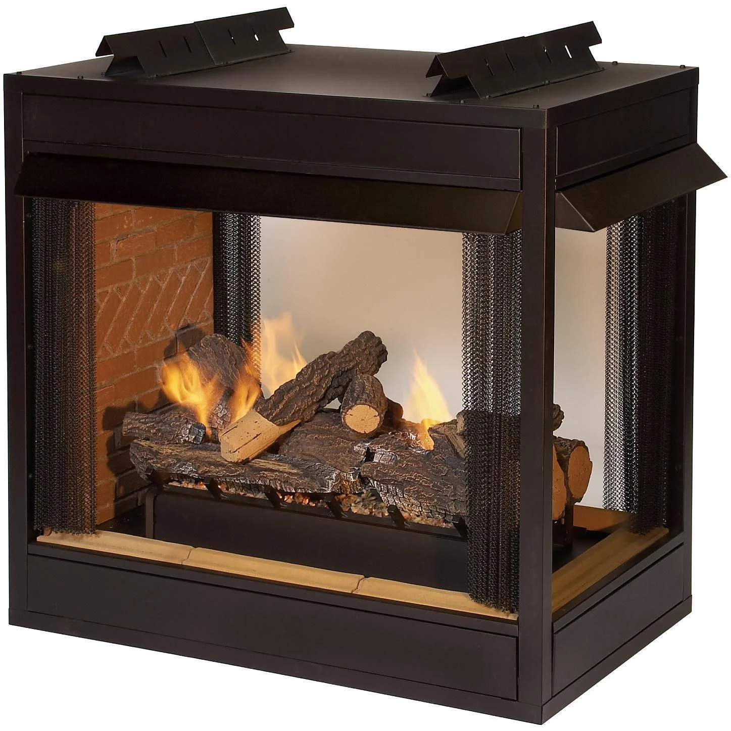 Empire White Mountain Hearth VFP36PB2E Breckenridge Ventless Premium Peninsula Firebox With Gas Log Set And Vista Burner, 36-Inches 3 Empire White Mountain Hearth VFP36PB2E Breckenridge Ventless Premium Peninsula Firebox With Gas Log Set And Vista Burner, 36-Inches