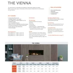 Sierra Flame VIENNA-50 50-Inch Vienna Direct Vent Built-In Linear Gas Fireplace 10 Sierra Flame VIENNA-50 50-Inch Vienna Direct Vent Built-In Linear Gas Fireplace -Lennox Fires Shop vienna config d 11 22