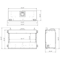 Sierra Flame VIENNA-50 50-Inch Vienna Direct Vent Built-In Linear Gas Fireplace 11 Sierra Flame VIENNA-50 50-Inch Vienna Direct Vent Built-In Linear Gas Fireplace -Lennox Fires Shop vienna config spec 50 11 22