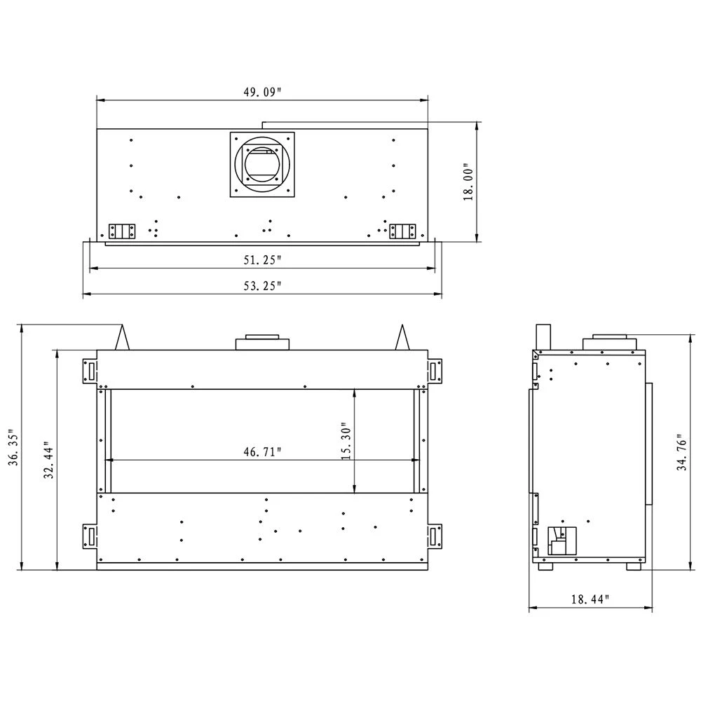Sierra Flame VIENNA-50 50-Inch Vienna Direct Vent Built-In Linear Gas Fireplace 7 Sierra Flame VIENNA-50 50-Inch Vienna Direct Vent Built-In Linear Gas Fireplace - Image 5