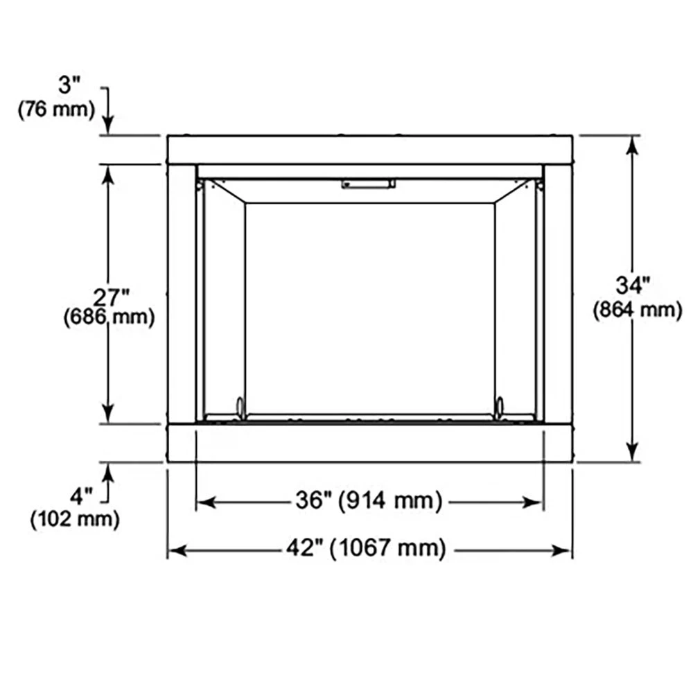 Outdoor Lifestyles Vesper 36-Inch Outdoor Gas Fireplace 7 Outdoor Lifestyles Vesper 36-Inch Outdoor Gas Fireplace - Image 5