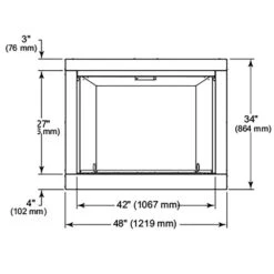 Outdoor Lifestyles Vesper 42-Inch Outdoor Gas Fireplace 11 Outdoor Lifestyles Vesper 42-Inch Outdoor Gas Fireplace -Lennox Fires Shop vofb42 config spec b 06 23