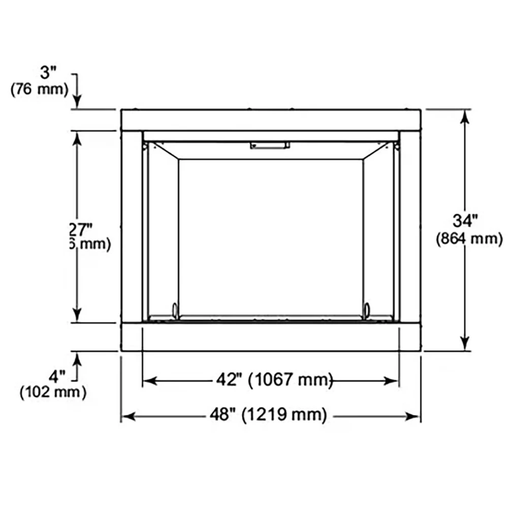 Outdoor Lifestyles Vesper 42-Inch Outdoor Gas Fireplace 7 Outdoor Lifestyles Vesper 42-Inch Outdoor Gas Fireplace - Image 5