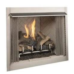 Superior 42-Inch Electronic Ignition Vent-Free Outdoor Gas Fireplace With Remote (VRE3242)