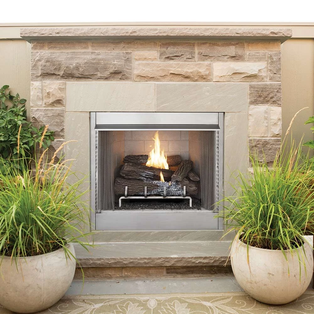 Superior 42-Inch Vent-Free Outdoor Gas Firebox With Vent-Free Gas Log Set (VRE4242) 4 Superior 42-Inch Vent-Free Outdoor Gas Firebox With Vent-Free Gas Log Set (VRE4242) - Image 2