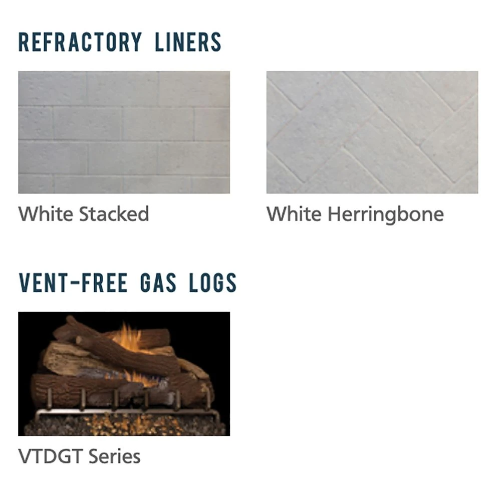 Superior 50-Inch Vent-Free Outdoor Gas Firebox With Vent-Free Gas Log Set (VRE4550) 5 Superior 50-Inch Vent-Free Outdoor Gas Firebox With Vent-Free Gas Log Set (VRE4550) - Image 3