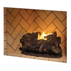 Superior VRT6043 42-Inch Mosaic Masonry Firebox With 30-Inch Vent-Free Gas Log Set