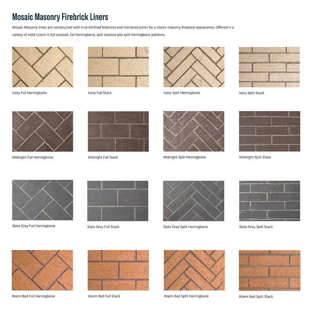 Superior VRT6043 42-Inch Mosaic Masonry Firebox With 30-Inch Vent-Free Gas Log Set 6 Superior VRT6043 42-Inch Mosaic Masonry Firebox With 30-Inch Vent-Free Gas Log Set - Image 4