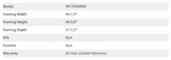 Superior Catalytic Combustion Wood Burning Fireplace, Double Black Steel Doors (WCT6940WS) 9 Superior Catalytic Combustion Wood Burning Fireplace, Double Black Steel Doors (WCT6940WS) -Lennox Fires Shop wct6940ws wct6940 door blk wct6940 fac blk d 09 21