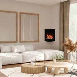 Amantii WM-BI-2428-VLR-BG Zero Clearance Series Built-In Smart Electric Fireplace 10 Amantii WM-BI-2428-VLR-BG Zero Clearance Series Built-In Smart Electric Fireplace -Lennox Fires Shop wm bi 2428 vlr bg 2428 curvedgls c 08 23