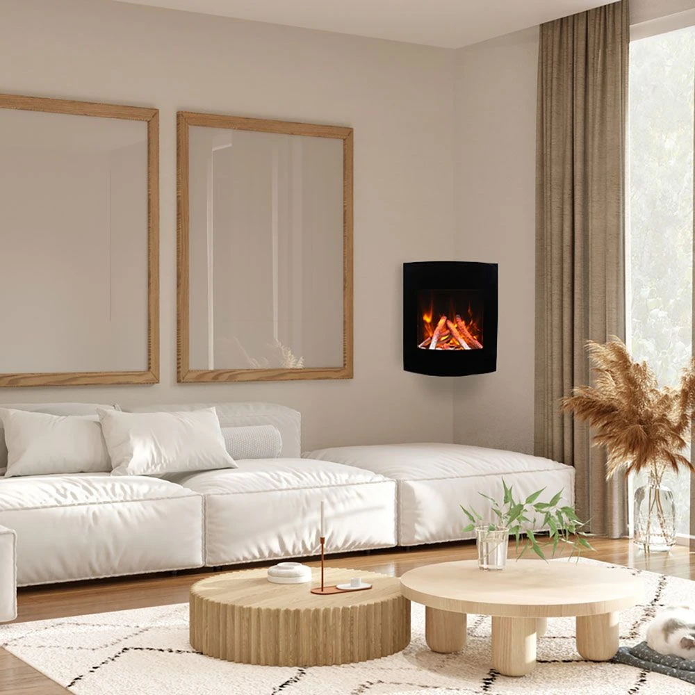 Amantii WM-BI-2428-VLR-BG Zero Clearance Series Built-In Smart Electric Fireplace 6 Amantii WM-BI-2428-VLR-BG Zero Clearance Series Built-In Smart Electric Fireplace - Image 4
