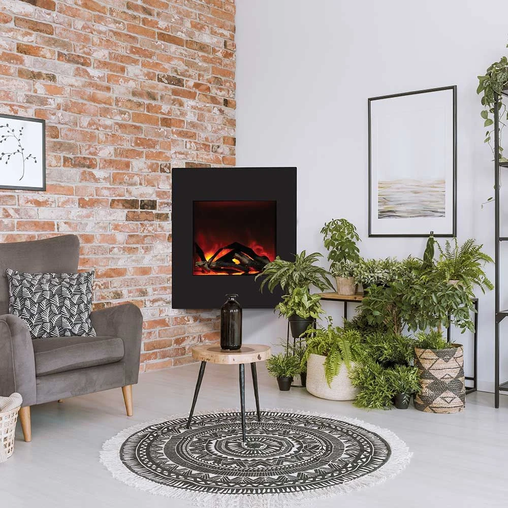 Amantii WM-BI-2428-VLR-BG Zero Clearance Series Built-In Smart Electric Fireplace 4 Amantii WM-BI-2428-VLR-BG Zero Clearance Series Built-In Smart Electric Fireplace - Image 2